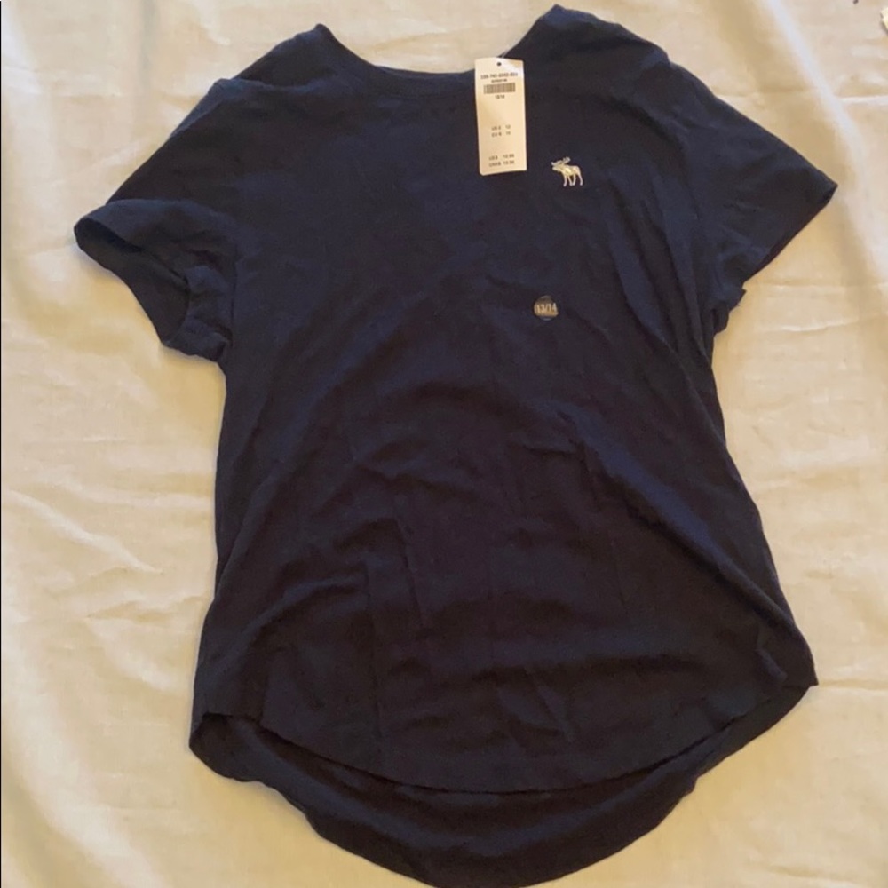 Navy Abercrombie Short Sleeve Shirt